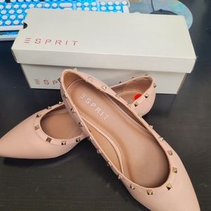 Nude Esprit Stud Flats Filomena